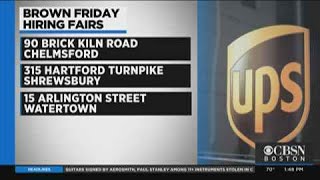 UPS Hiring Seasonal Workers At 'Brown Friday Hiring' Events