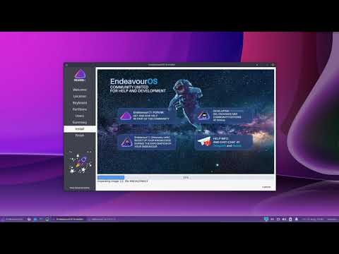 Visiting EndeavourOS  build of 2021.08.27 - offline installation - XFCE4