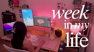 Productive homebody vlog: work hackathon, office makeover, hot pot, + new macbook air unboxing