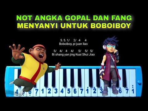 Not Pianika Lagu Tidur Fang | Boboiboy Song