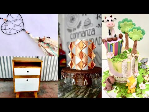 ManosalaObraTv 2021 Programa 17 Decoración de tortas - Pintar Muebles - Alambrismo