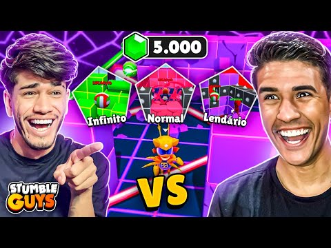 FUI X1 EM TODOS OS BLOCKDASH DO STUMBLE GUYS VALENDO 5000 GEMAS!