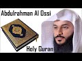 Holy Quran Juz 30 Sheikh Abdulrahman Al Ossi