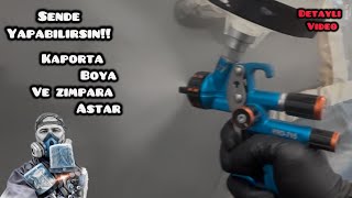 Kaporta Boya Ve Zimpara Astar Hepsi Bir Arada !! Sende Yapabilirsin !!
