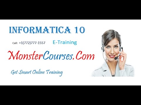 Informatica 10 Training for Beginners | Informatica 10 Training | Monstercourses