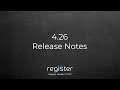 4 26 Release Notes