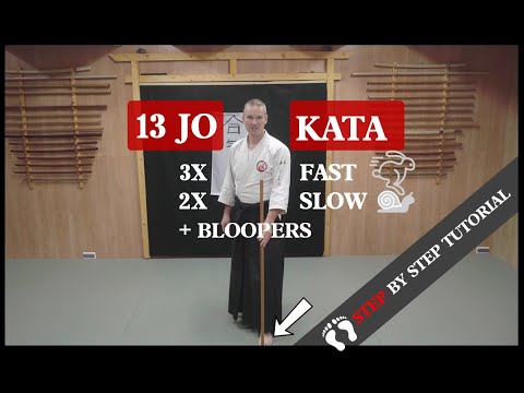 AIKIDO INSTRUCTIE: 13 JO KATA - STEP BY STEP UITLEG