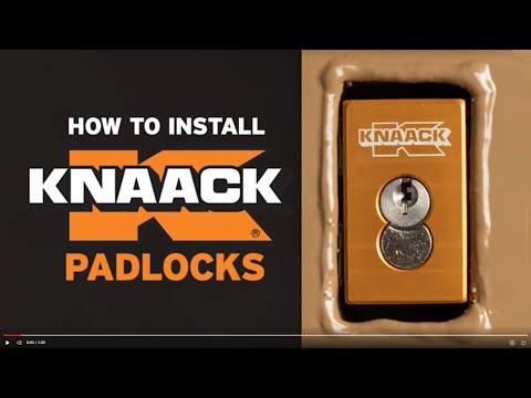 KNAACK® Padlock Installation