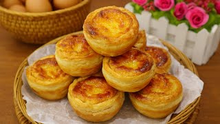 Download lagu THE MOST EASIEST EGG CHEESE TART‼️ mp3