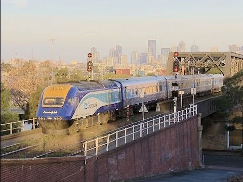 Countrylink Intercity XPT train approaching Dynon - Australian Passenger Train