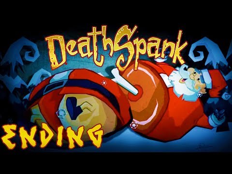 DeathSpank: Thongs of Virtue - ENDING: FIGHTING SANTA! (Playthrough, Walkthrough, PC)