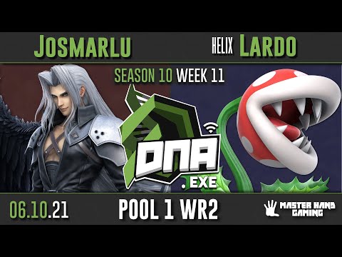 DNA.EXE S10:W11 - Josmarlu (Sephiroth, Cloud) vs Helix | Lardo (Piranha Plant) - Pool 1 WR2