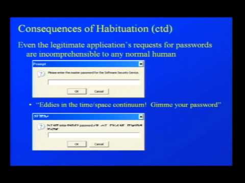 DEF CON 14 - Peter Gutmann: Phishing Tips and Techniques: Tackle, Rigging, and How & When to Phish