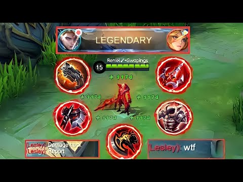 Alucard Red Build | Unlimited Lifesteal Hack!! | Enemy Auto Surrender!! | MLBB