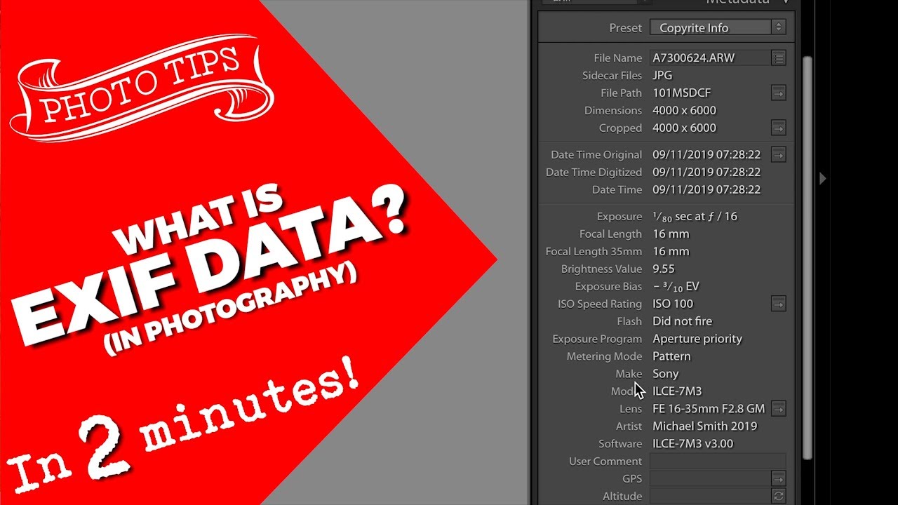 What is EXIF data