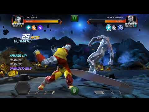 NERFED Summoner Showdown Silver Surfer - Boss Fight Gameplay! Marvel Contest Of Champions