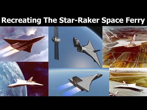 The Star-Raker - A 1979 Space Plane With 15 Engines, Massive Wings & Huge Ambition