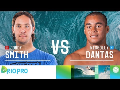 Jordy Smith vs. Wiggolly Dantas - Round Two, Heat 3 - Oi Rio Pro 2018