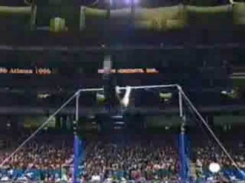 High bar. Tkachev piked 1 arm + Gienger