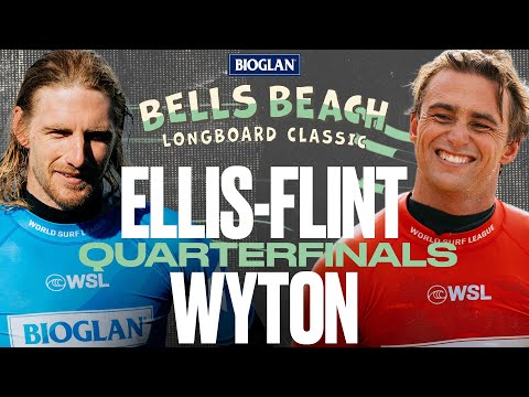 Kai Ellice-Flint vs. Declan Wyton | Bioglan Bells Beach Longboard Classic - Quarterfinals