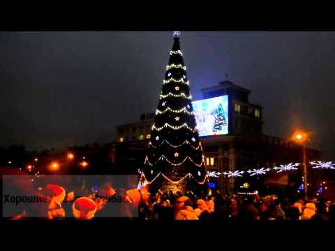 Главная новогодняя елка Донецка 2015-2016