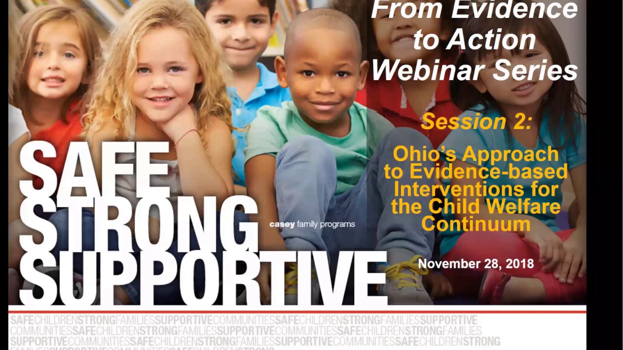 From Evidence to Action Webinar Series Session 2 Service Continuum