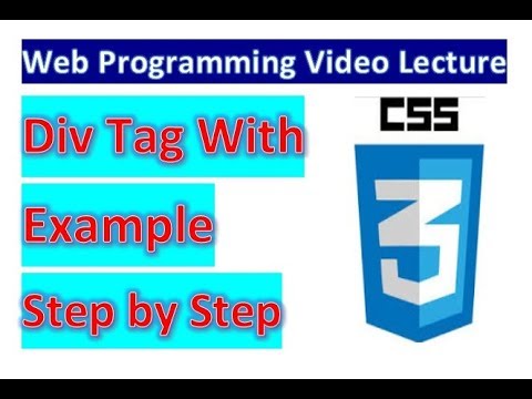 6 Div Tag And CSS With Example