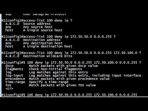 CCNA Free ACL Boot Camp (6/13): Extended ACLs