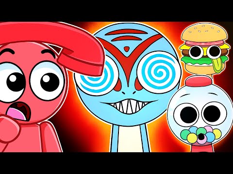 SPRUNKI OC New Characters GEKKIE BENNY MAIL MR. BURGER ESTER are NEXT LEVEL!! (SCARY!)