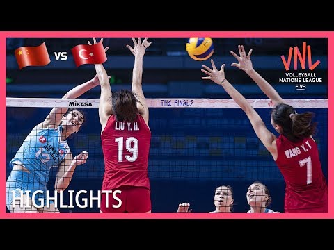 China vs Turkey | Highlights | 03 Jul | Women's VNL 2019