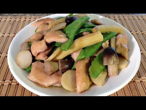 Stir-Fried Snow Peas & Water Chestnuts