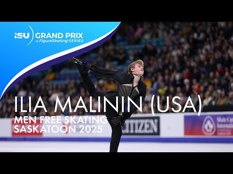 Ilia MALININ (USA) | Men Free Skating | Saskatoon 2025 | #GPFigure