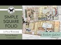 Magic Flip Out Folio With Tons Of Pockets 1 Page Wonder Craft Along Junk Journal W Pink Monarch