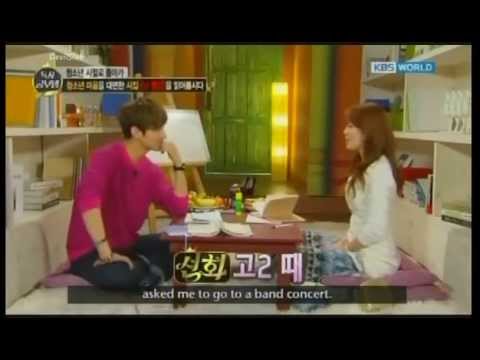 [eng] 한선화 Sunhwa tells Changmin her 1st love story