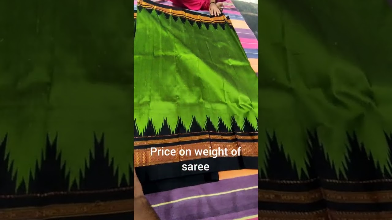Watch video ilkal pure silk handloom saree/ price on weight of saree/ 7892496612/ pre order available customized Now ilkal pure silk handloom saree/ price on weight of saree/ 7892496612/ pre order available customized
