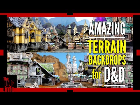 Amazing Terrain as Backdrops for Dungeons & Dragons