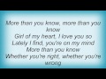 Rosemary Clooney - More Than You Know Lyrics