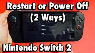Nintendo Switch 2: How to Restart or Power Off (2 Ways)