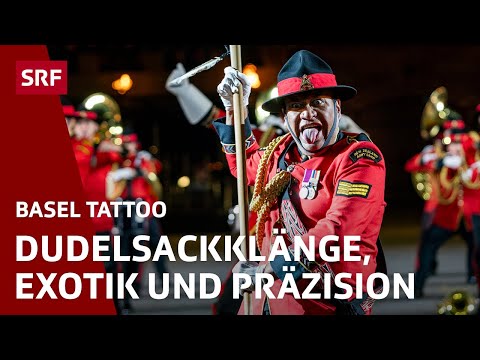 Schottische Tradition, exotischer Tanz und Schweizer Präzision | Basel Tattoo 2023 | SRF