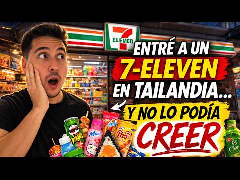 Entré a un 7-Eleven en Tailandia… y no lo podía creer 🇹🇭