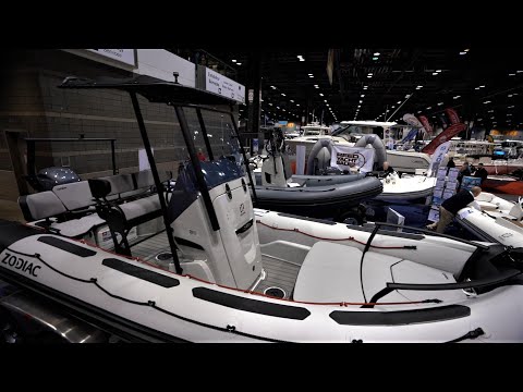 All New Zodiac Rib Boats at Chicago Boat Show! (2020)