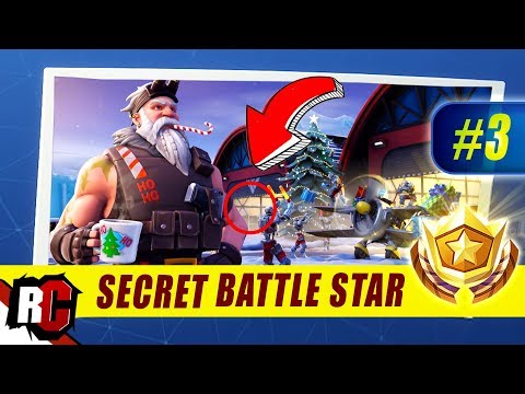 Fortnite | WEEK 3 Secret Battle Star Location (Season 7 Week 3 Loading Screen / Snowfall Skin)