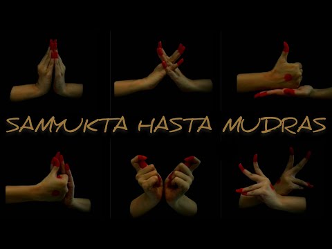 SAMYUKTA HASTA | double hand gestures (with meaning) | kaladarpan | bharatnayam | classical dance