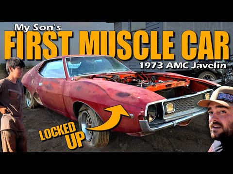 Will This ABANDONED 1973 AMC Javelin Run Again? My Son's First Muscle Car!