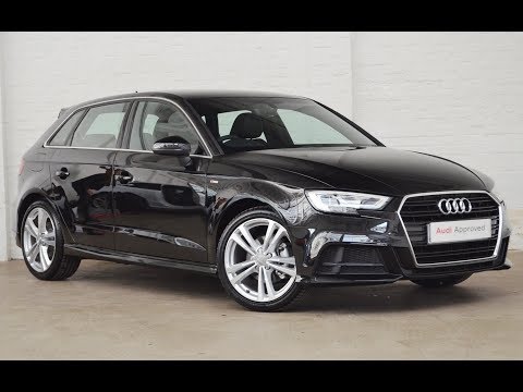 RV18JUK AUDI A3 S-LINE SPORTBACK BLACK