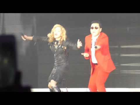 MUSIC - MADONNA & PSY @ MDNA TOUR NYC