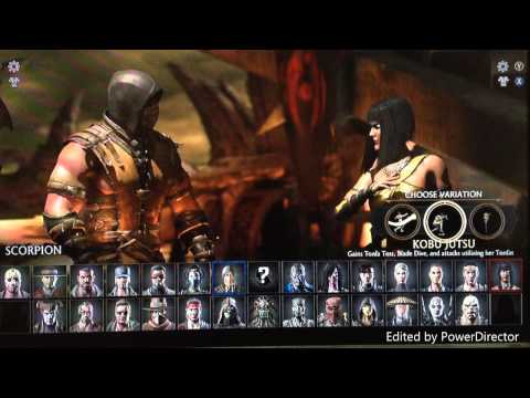 Video Game Weekends: MKX Scorpion vs Tanya Gameplay prt 1