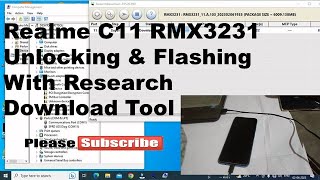 realme C11 rmx 3231 flashing |how to unlocking & flashing realme C11|