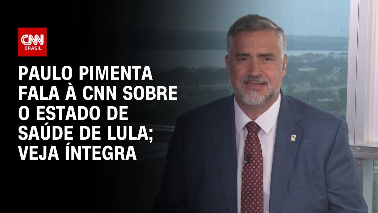 Paulo Pimenta fala à CNN sobre o estado de saúde de Lula; Veja íntegra | BASTIDORES CNN