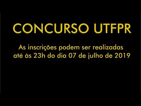 CONCURSO UTFPR